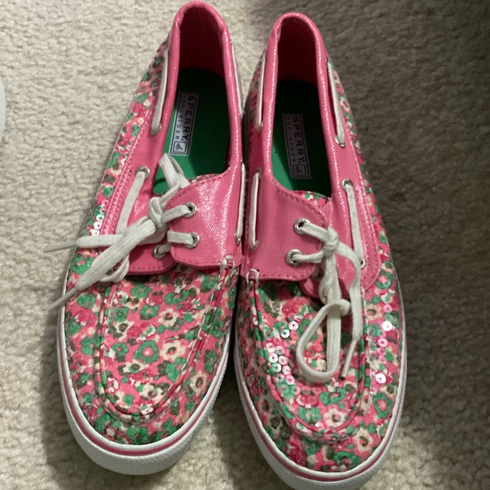 Sperry brand shoe.